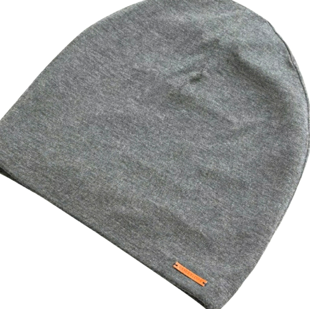 GRACE ELEYAE The Slap Satin-lined Cap Bonnet Gray Hat